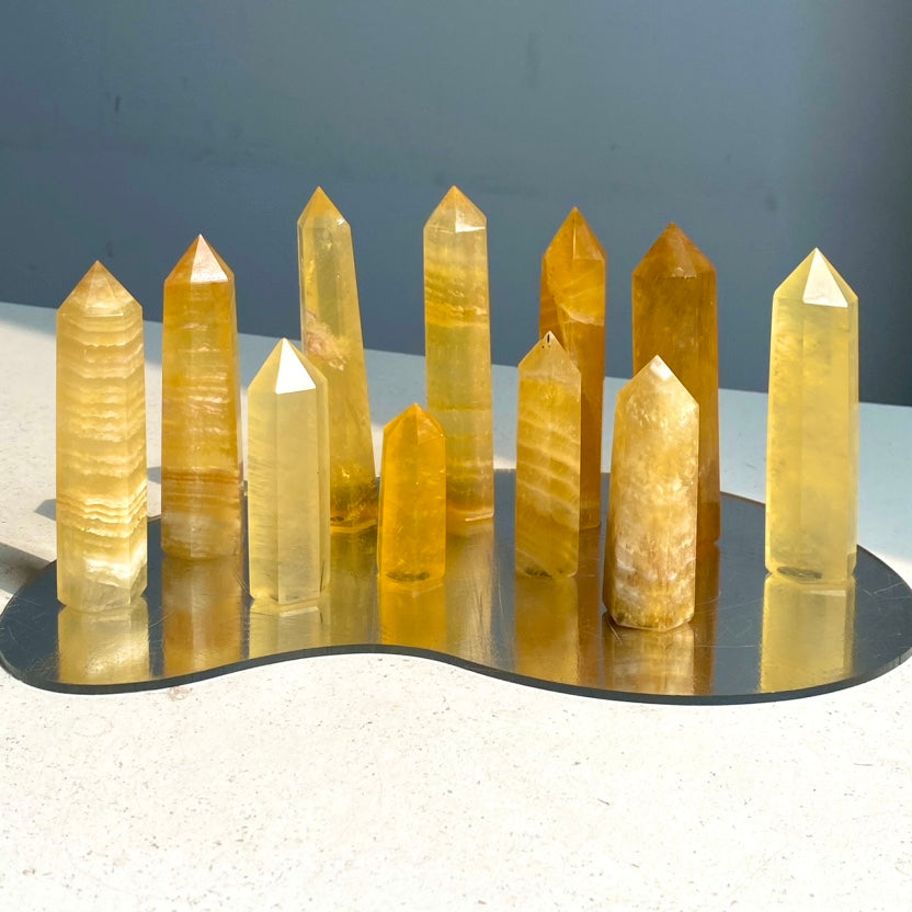 Yellow Fluorite Small Tower