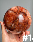 Fire Quartz Big Spheres