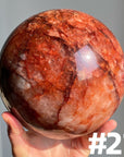 Fire Quartz Big Spheres