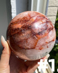 Fire Quartz Big Spheres
