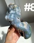 Large Moss Agate Lady Body