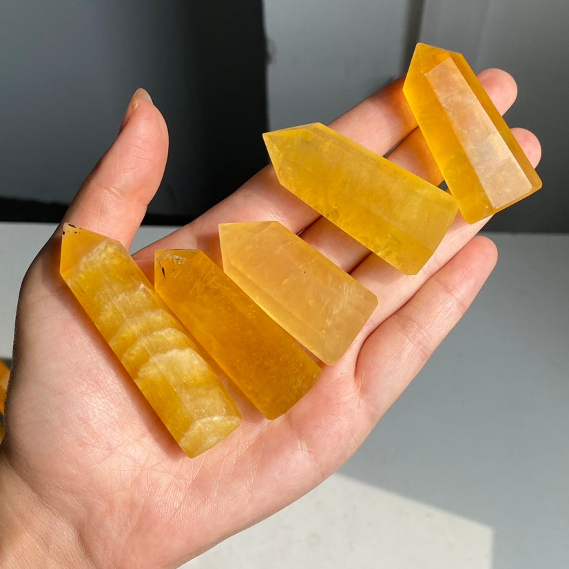 Yellow Fluorite Small Tower