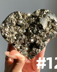 AAA Grade Pyrite Heart