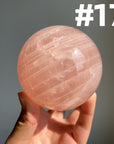 Rose Quartz Big Spheres