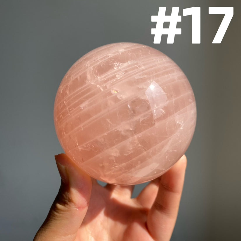 Rose Quartz Big Spheres