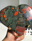 African Blood Stone Heart