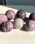 Lepidolite Sphere