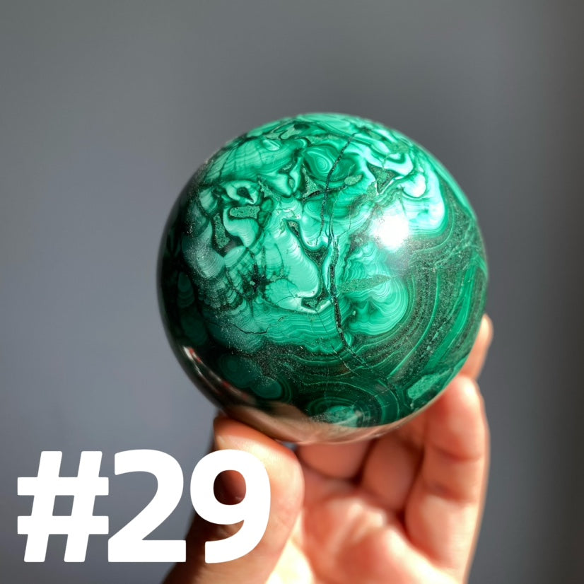 Malachite Big Spheres