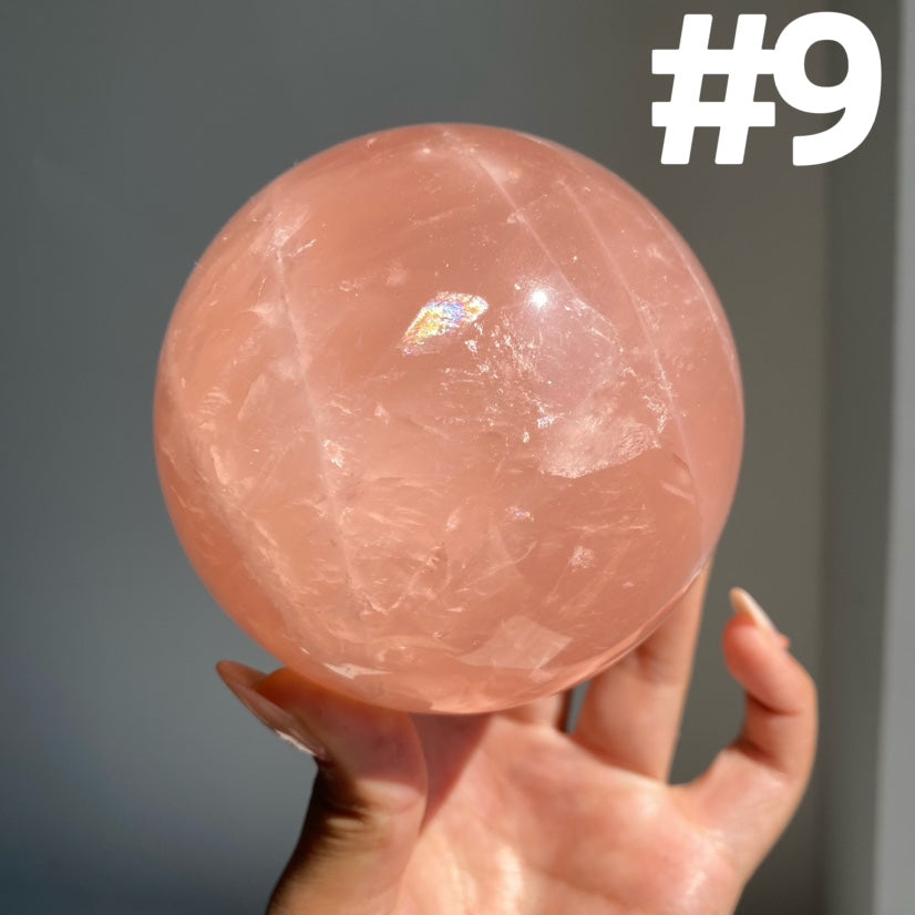 Rose Quartz Big Spheres