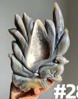Druzy Agate 9 Tailed Fox