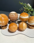 Orange Calcite Sphere