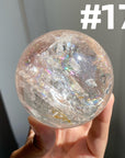 Rainbow Clear Quartz Sphere