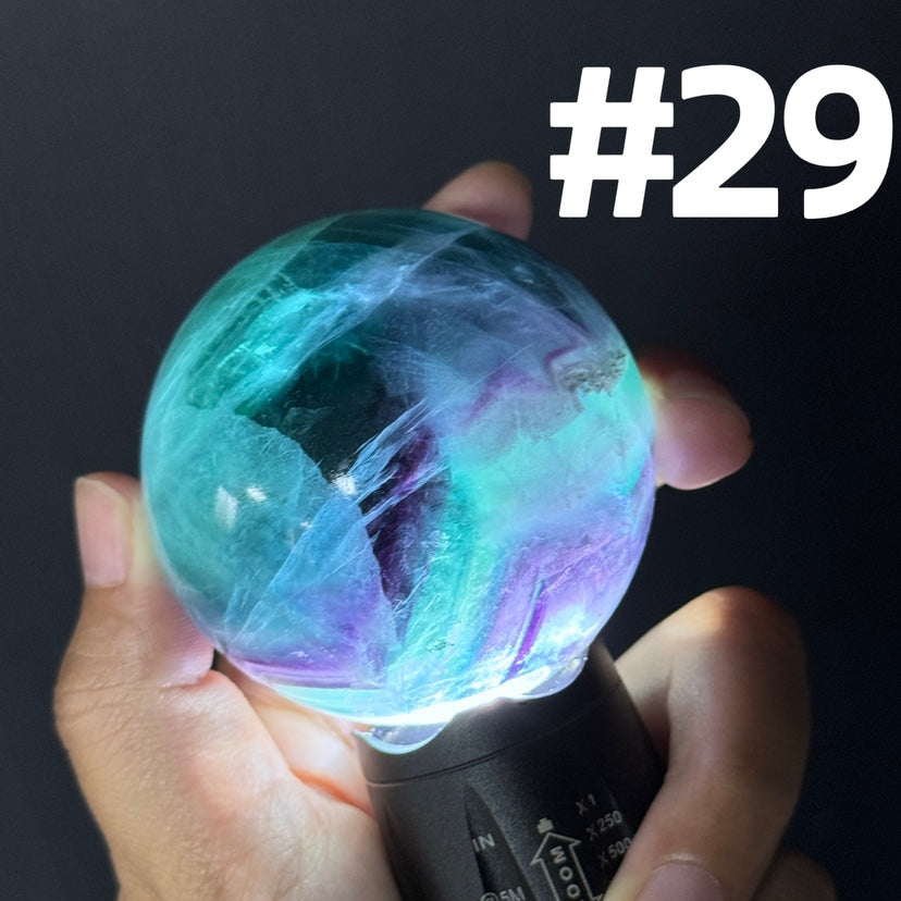 Rainbow Fluorite Big Sphere