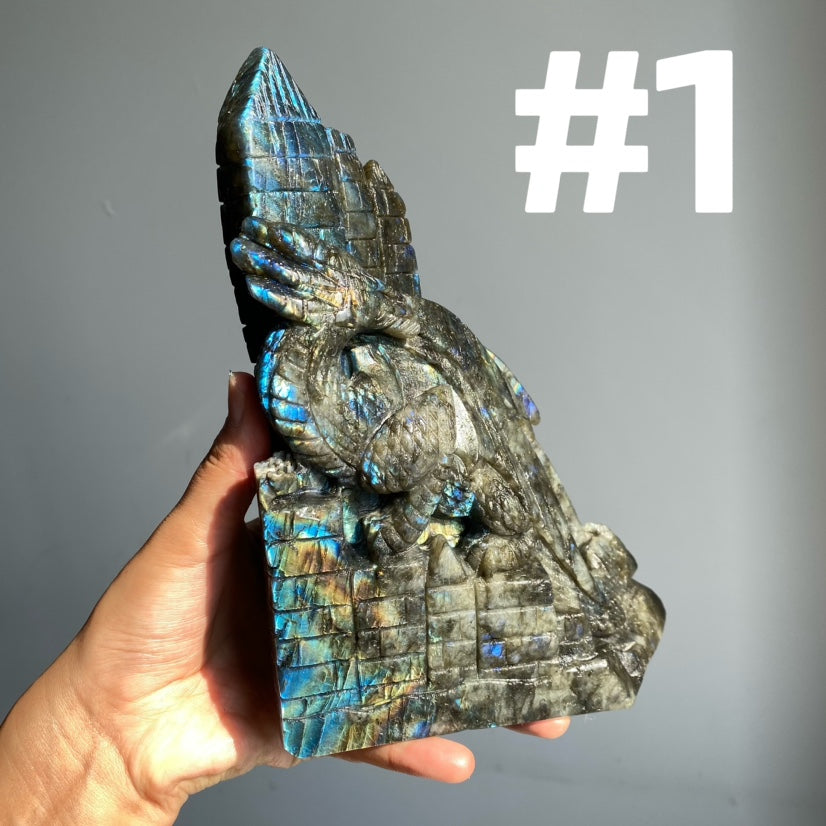 Big Labradorite Dragon