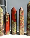 Dragon Blood Jasper Big Tower