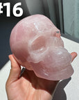 Rose Quartz Skulls