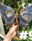 Druzy Agate Butterfly Wings