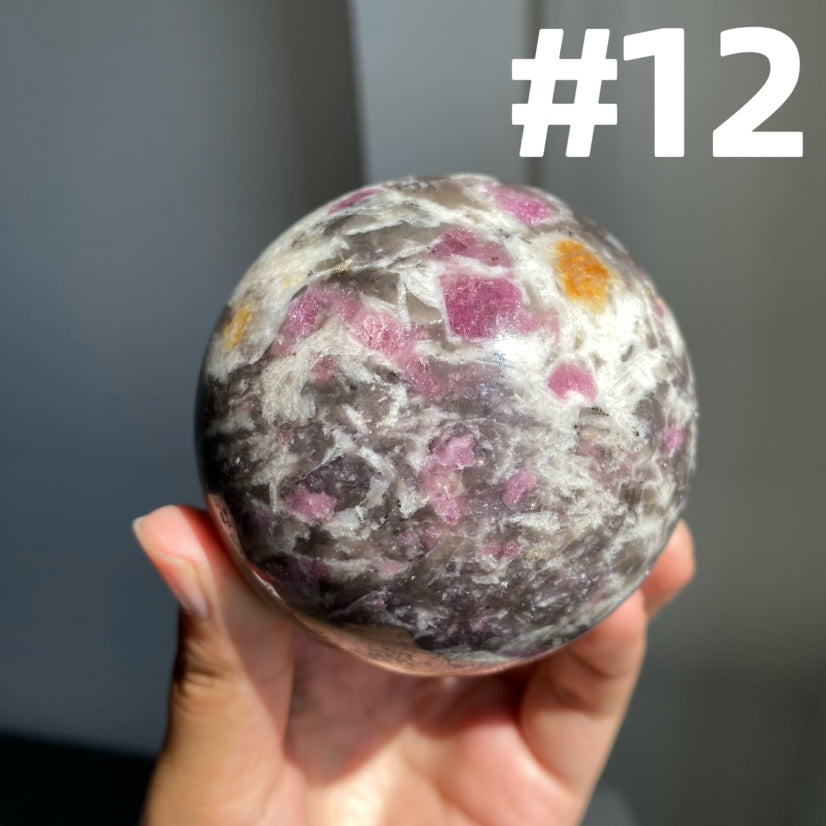 Pink Tourmaline Sphere