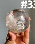 Rainbow Clear Quartz Sphere