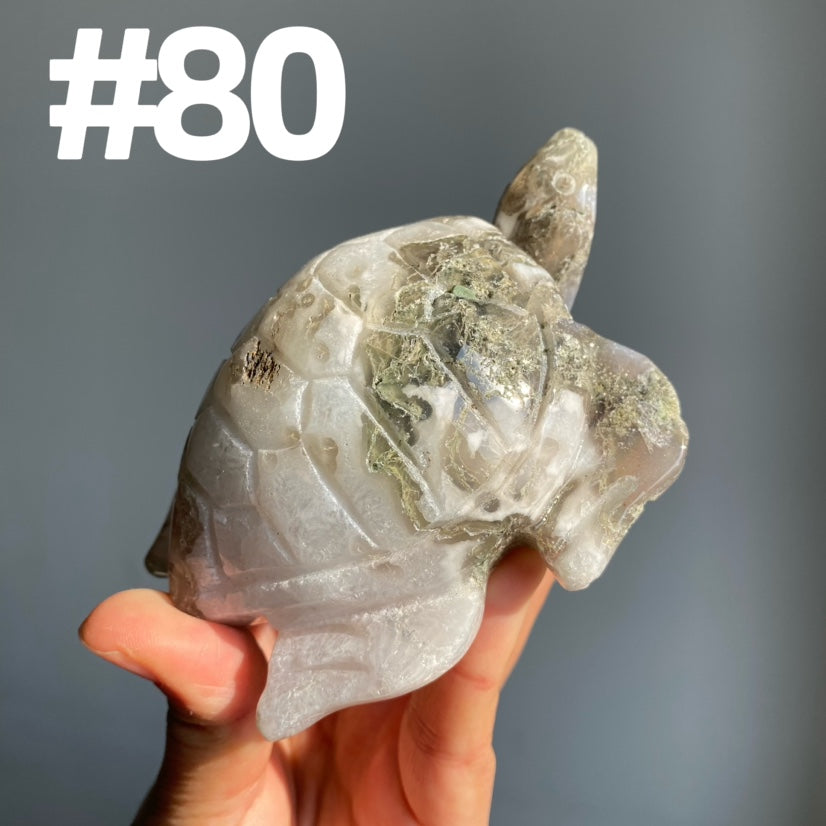 Moss Agate Turtle