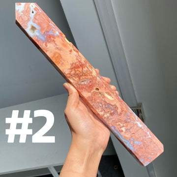 Pink Agate Big Towers
