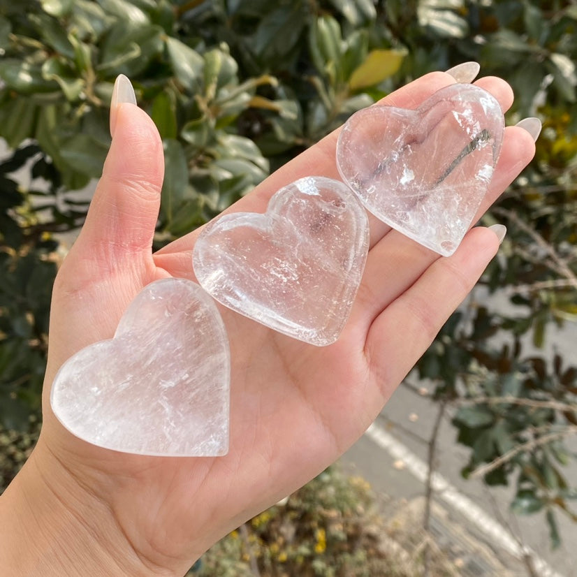 Clear Quartz Heart Tray