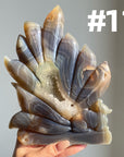 Druzy Agate 9 Tailed Fox
