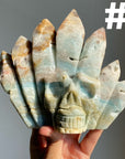 Sky Blue Quartz Skull