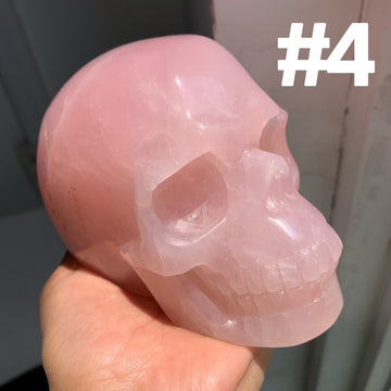 Rose Quartz Skulls