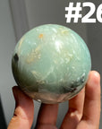 Sky Blue Quartz Spheres