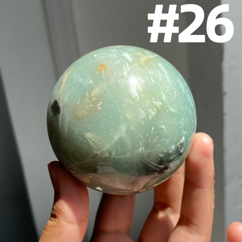 Sky Blue Quartz Spheres