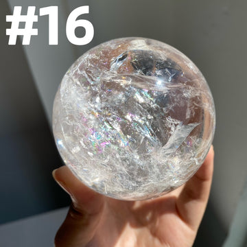 Rainbow Clear Quartz Sphere