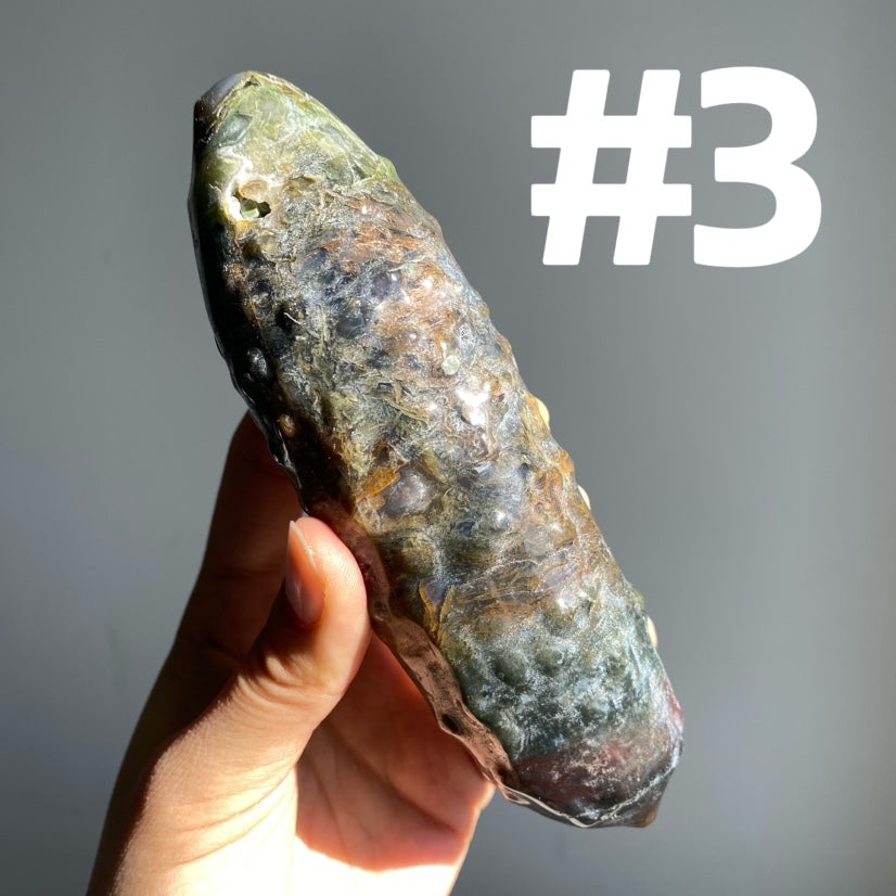 Moss Agate Cucumber