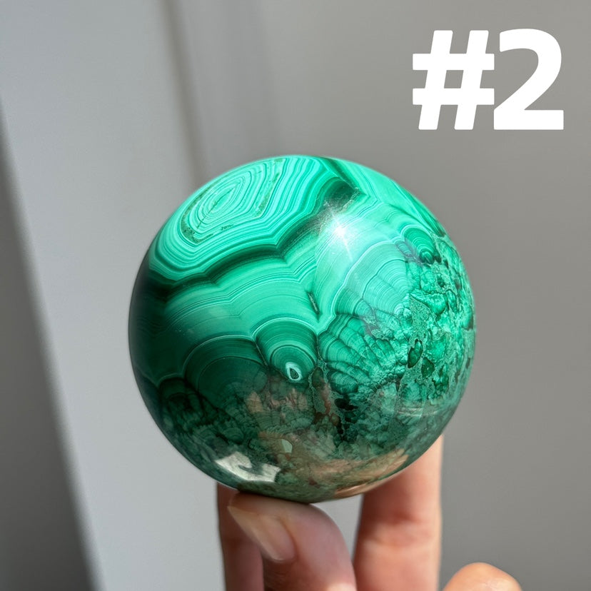 Malachite Big Spheres