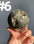 Pyrite Druzy Sphere