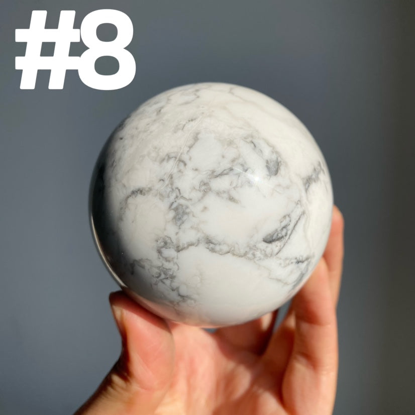 Howlite Big Sphere