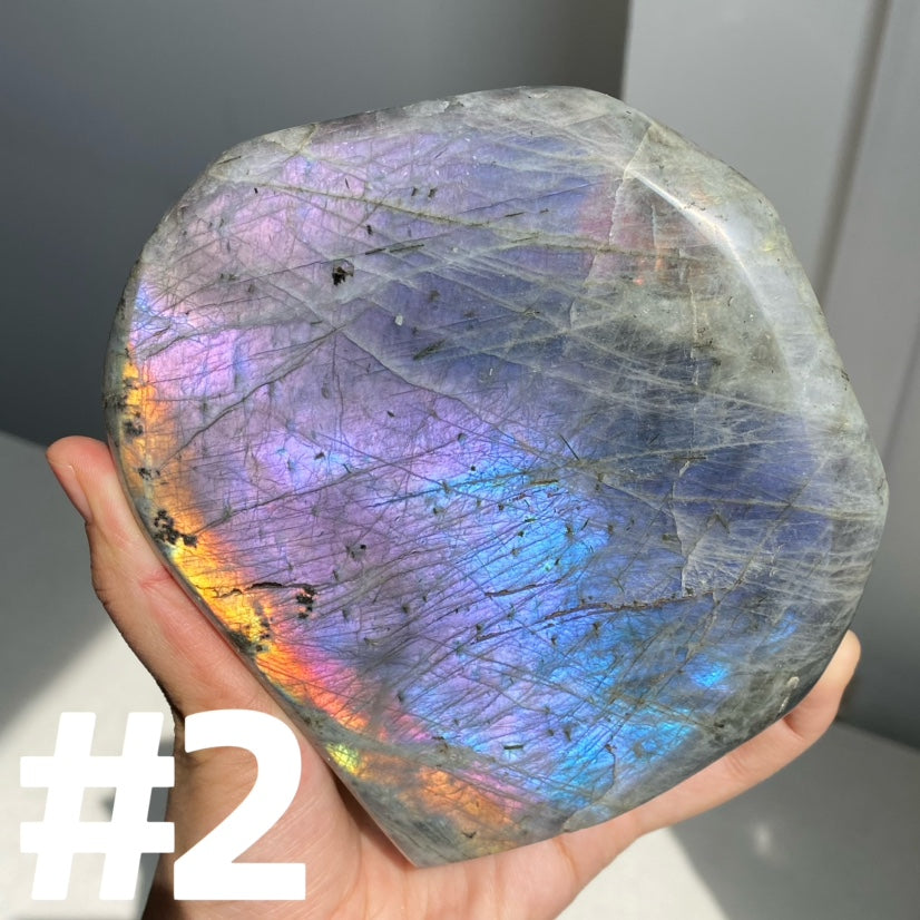 Purple Flash Labradorite Freeform