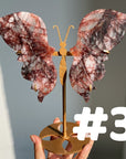 Fire Quartz Butterfly (imperfect)