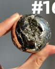Pyrite Druzy Sphere