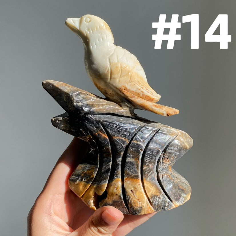 Sky Blue Quartz Bird