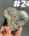 AAA Grade Pyrite Heart