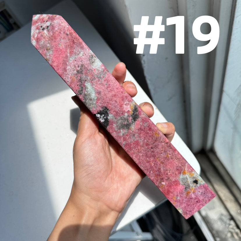 Red Rhodonite Big Towers