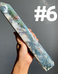 Big Moss Agate Tower