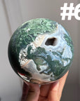 Moss Agate Big Spheres