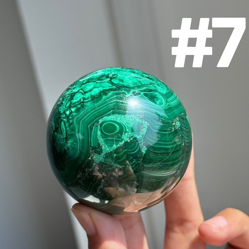 Malachite Big Spheres