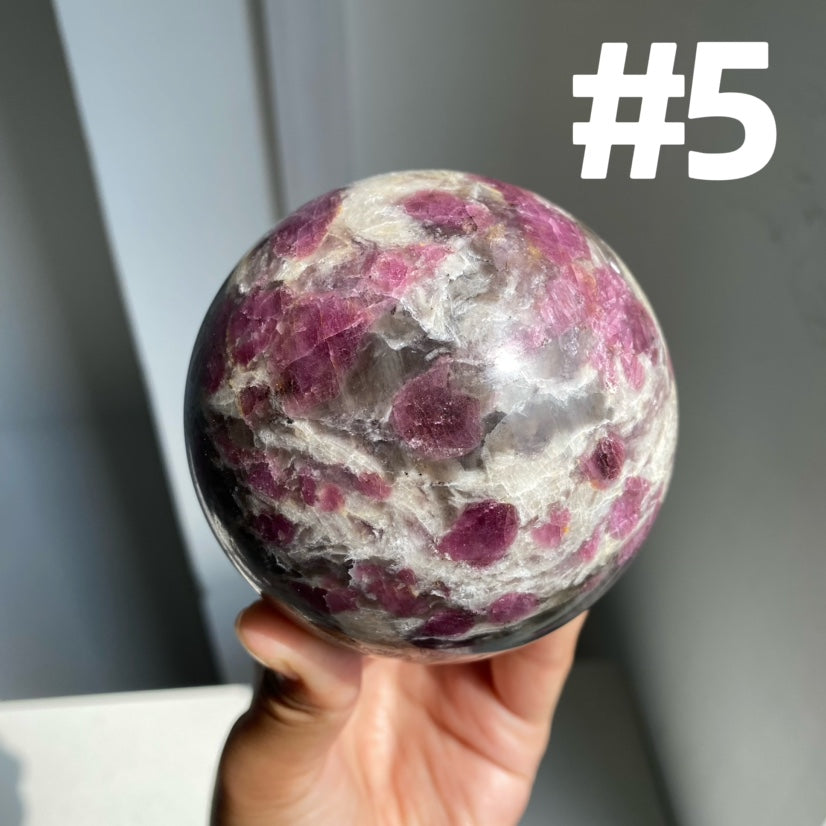 Pink Tourmaline Sphere