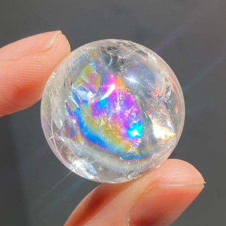 Rainbow Clear Quartz Mini Sphere – Simmon Crystal Wholesale