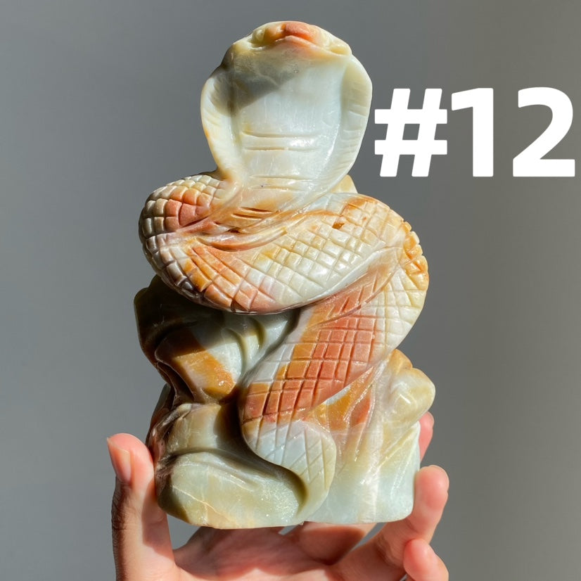 Sky Blue Quartz Snake