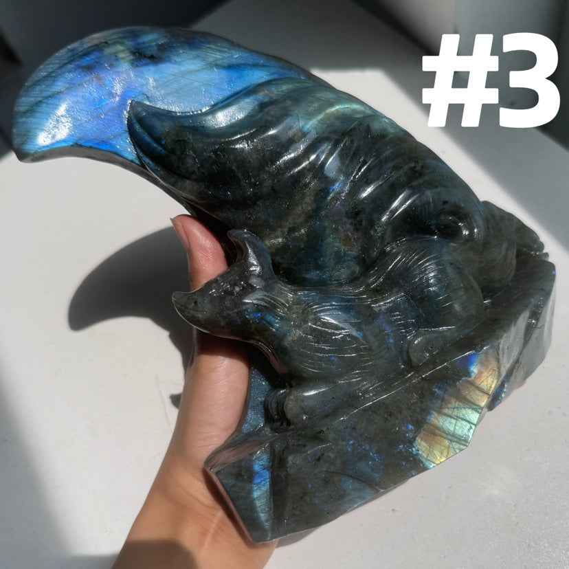 Labradorite 9-tail Fox