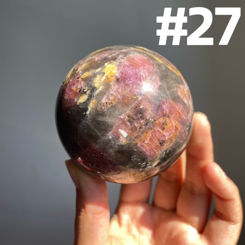 Pink Tourmaline Sphere